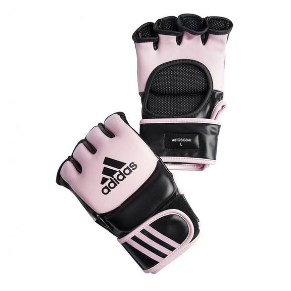adidas MMA Leather Sparring Gloves, Pink