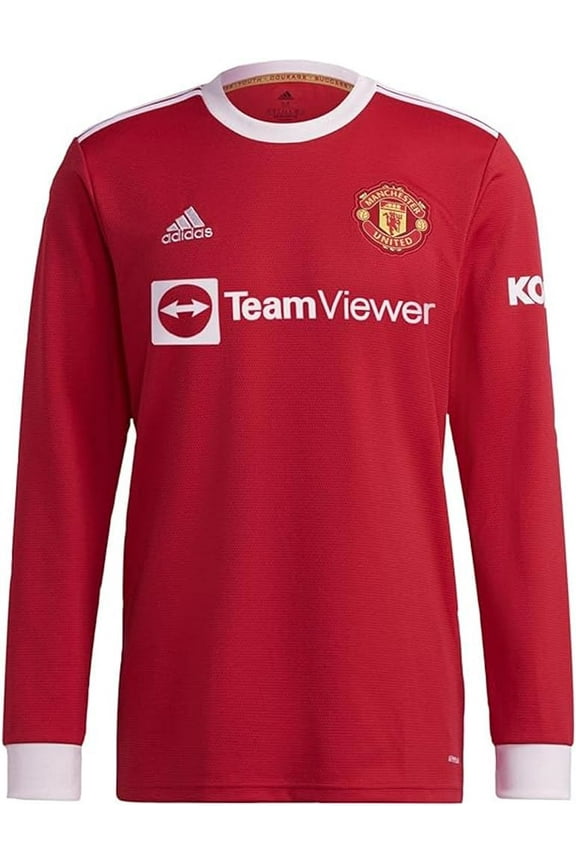 Manchester United Long Sleeve Home Jersey 21/22 Red
