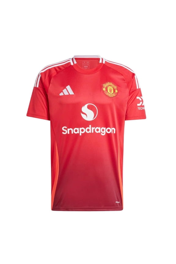 Manchester United Men’s Stadium Home Jersey 2024/25 (US, Alpha, Large, Regular, Regular, Red)
