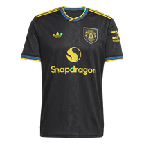 adidas Manchester United Third Men's Soccer Jersey 25/26 (US, Alpha, 3X-Large, Regular, Regular) Black