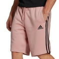 thumbnail image 1 of Adidas Men's Essentials Fleece 3-Stripes Sweat Shorts Gym Elastic Waist Logo New, 1 of 3