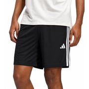 adidas Mens 3-Stripes Training Shorts US, Alpha, X-Large, Regular, Regular, Black