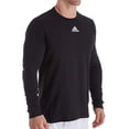 thumbnail image 1 of adidas Men's Amplifier Long Sleeve Logo T-Shirt EK02 L Black, 1 of 9