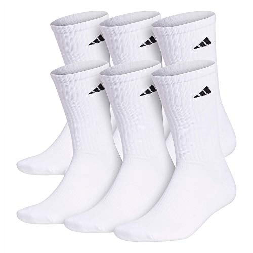 adidas Athletic Cushioned Crew Socks 6 Pairs - Grey