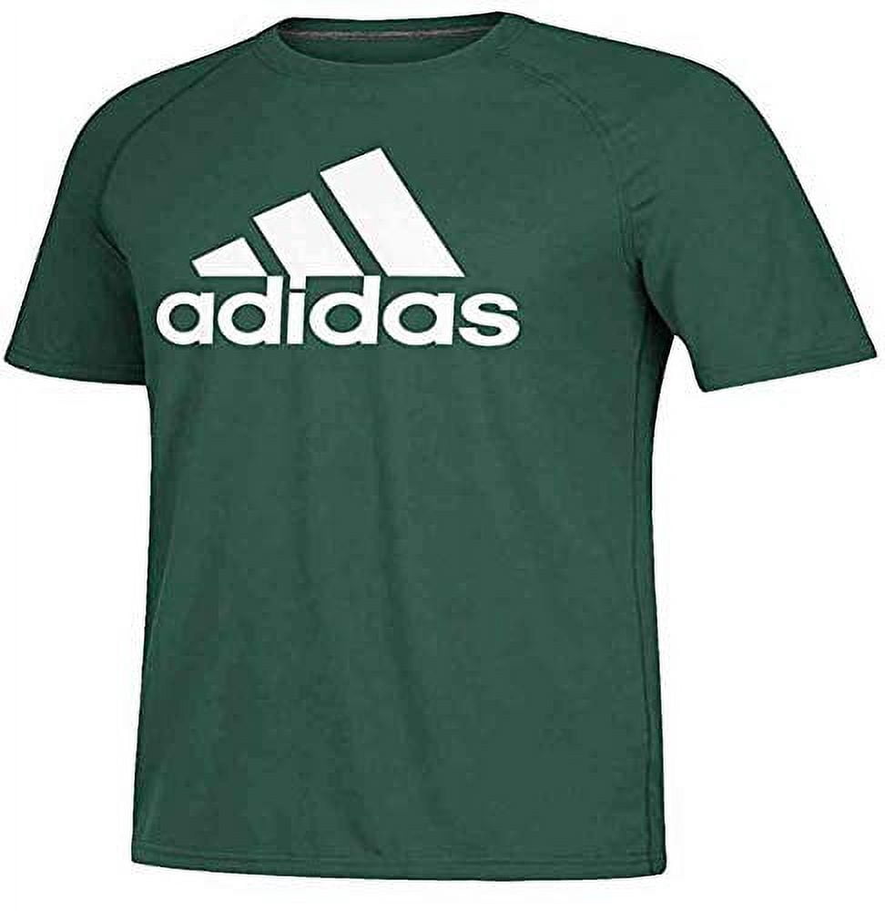 adidas Men's Badge of Sport Ultimate S/S T-Shirt, Forest Green (Medium)