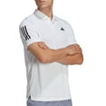thumbnail image 1 of adidas Men's 3-Stripe Basic Golf Polo (White, M), 1 of 1