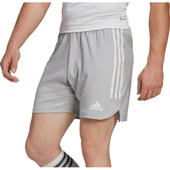 adidas Men's Condivo 22 Match Day Shorts (Grey/White, XL)