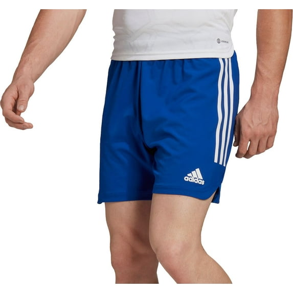adidas Men's Condivo 22 Match Day Shorts (Royal/White, L)