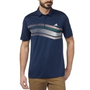 adidas Mens Core Chest Stripe Polo Shirt, Collegiate Navy