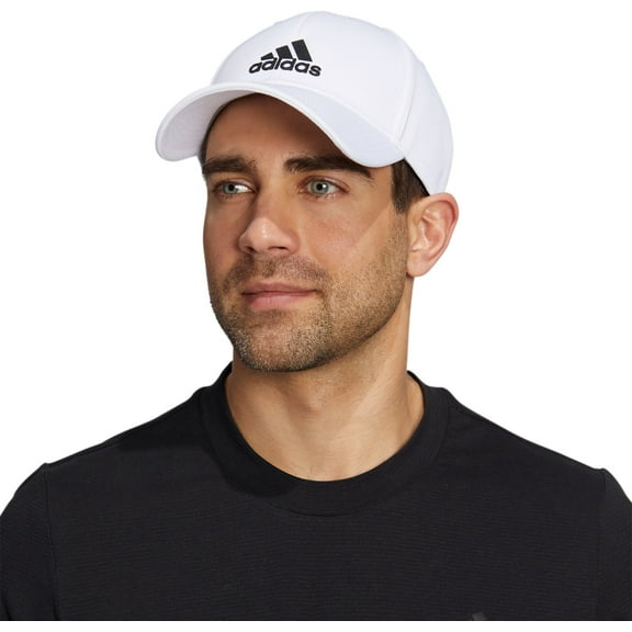 adidas Men's Decision Training Hat (White/Black, One Size)