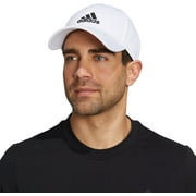 adidas Mens Decision Training Hat White/Black, One Size