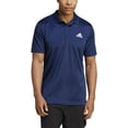 thumbnail image 1 of adidas Men's Designed 2 Move 3-Stripes Polo Shirt, Dark Blue/White, XX-Large, 1 of 4