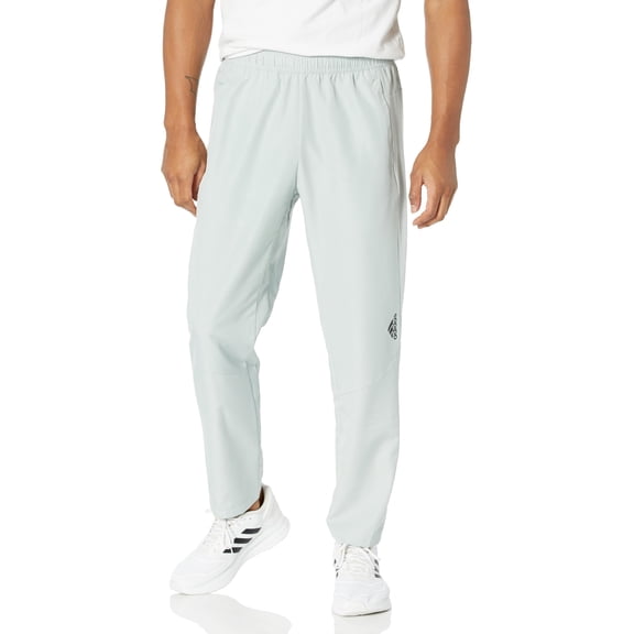 adidas Men's Designed for Movement Training Pants, Wonder Silver/Black, XX-Large