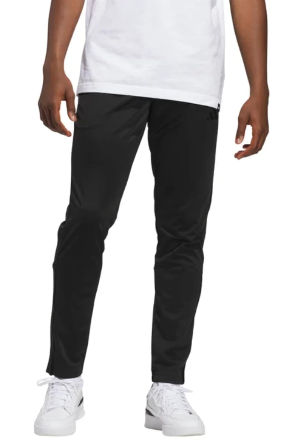 adidas Men's Essential Tricot Track Pant (US, Alpha, Large, Regular, Regular, Black)