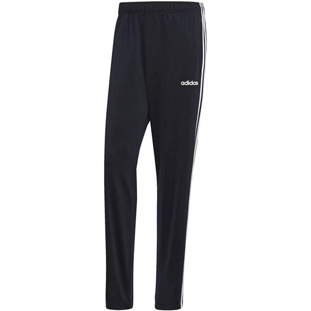adidas Men's Essentials 3Stripes Regular Tricot Pants Large Ink/White