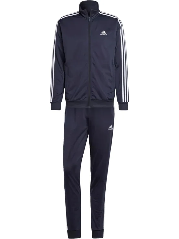 Men's Essentials 3-Stripes Track Suit - Large Legend Ink (Navy)