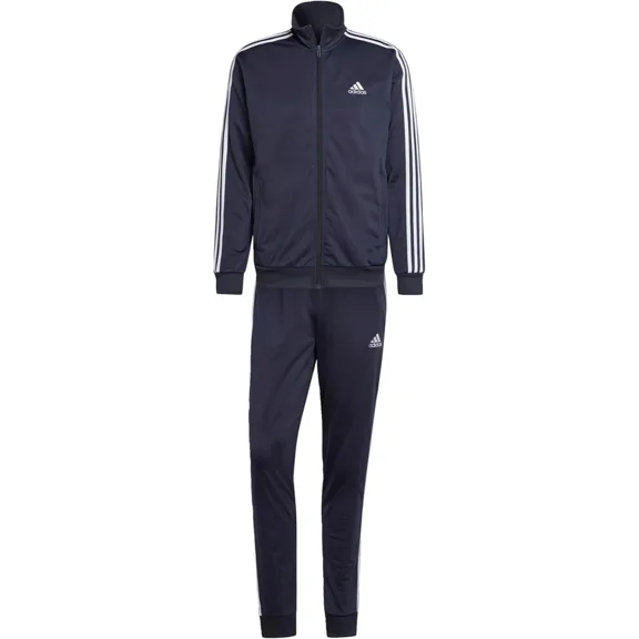 adidas Men's Essentials 3-Stripes Track Suit - Small Legend Ink (Navy)