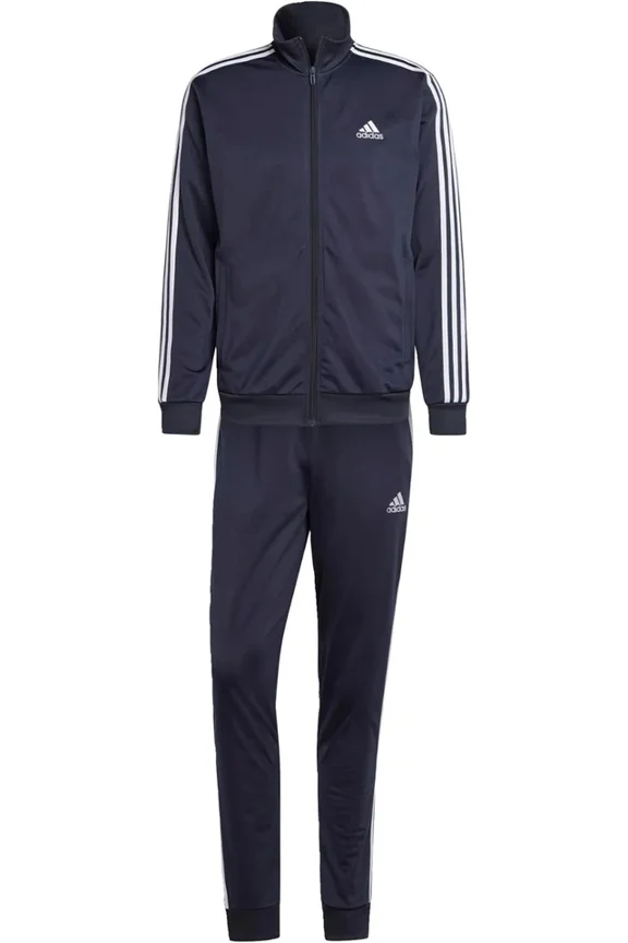 Men's Essentials 3-Stripes Track Suit - Small Legend Ink (Navy)