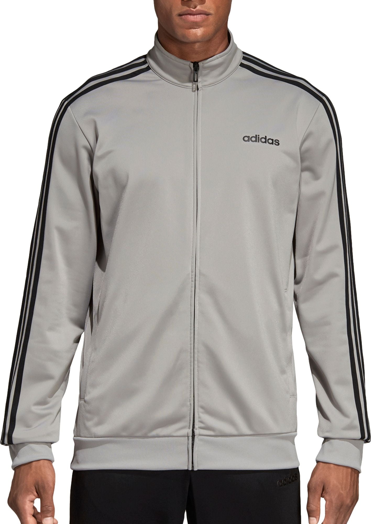 adidas Men's Essentials 3Stripes Tricot Track Jacket