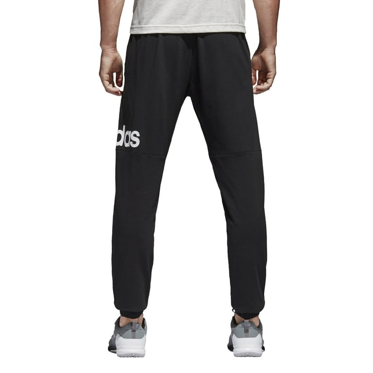 Buy Adidas men sportswear fit brand logo running pants black