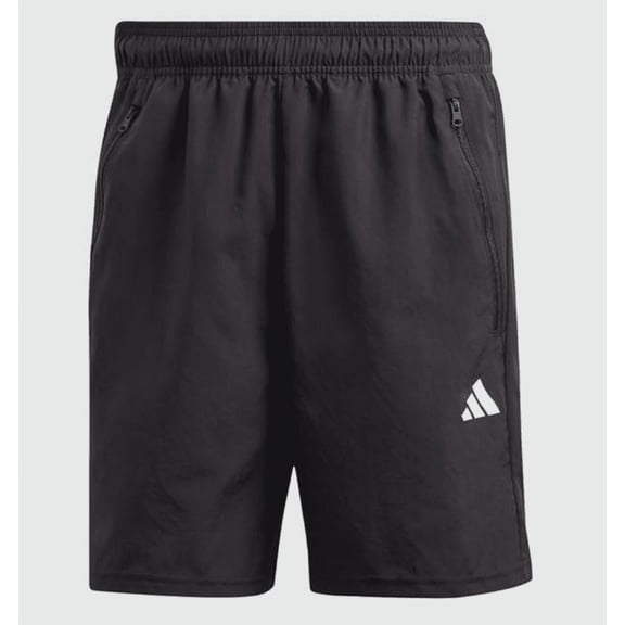 adidas Men's Essentials Woven Training Shorts, Black/White, XS 9"
