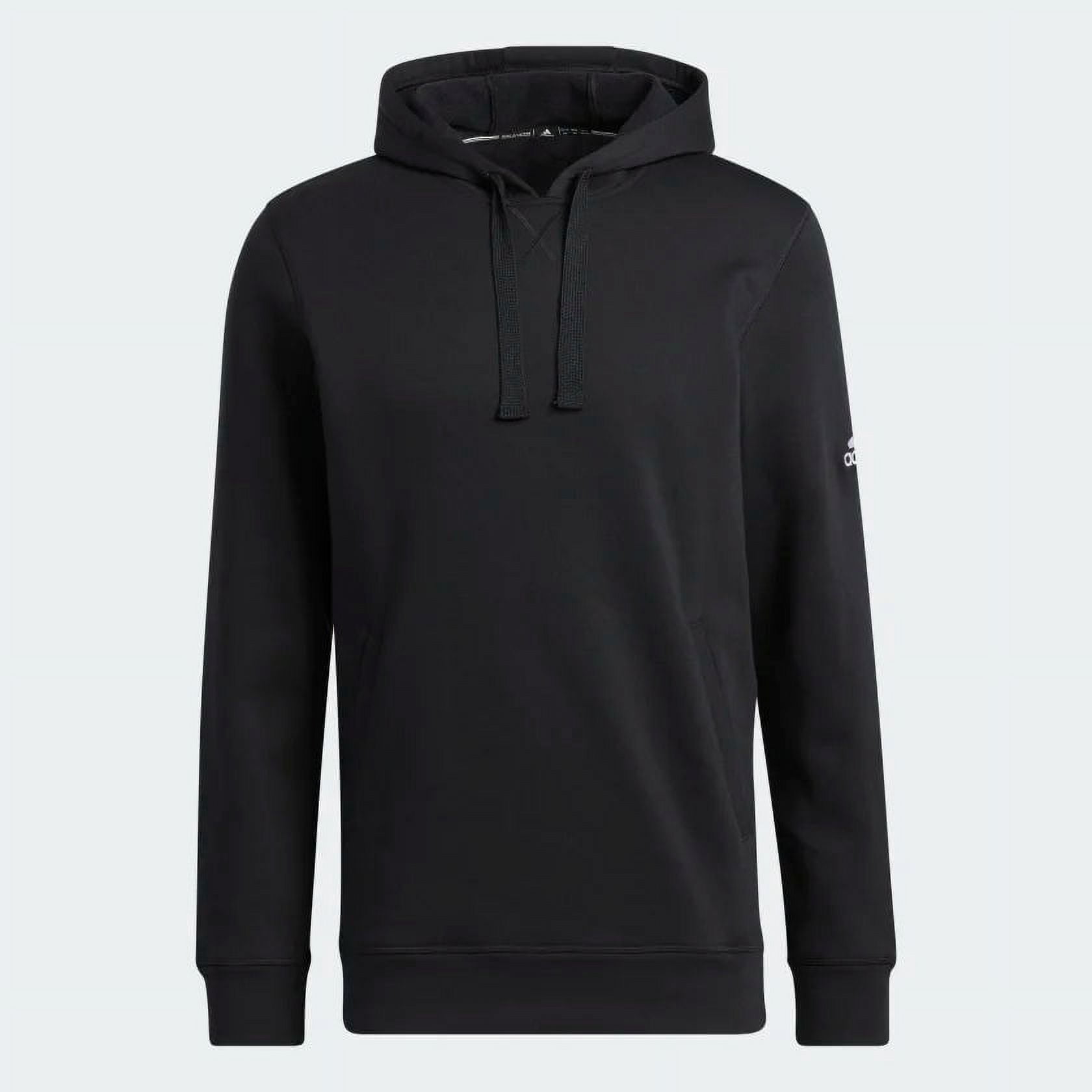 adidas Men's Fleece Hoodie, Black/White, X-Small