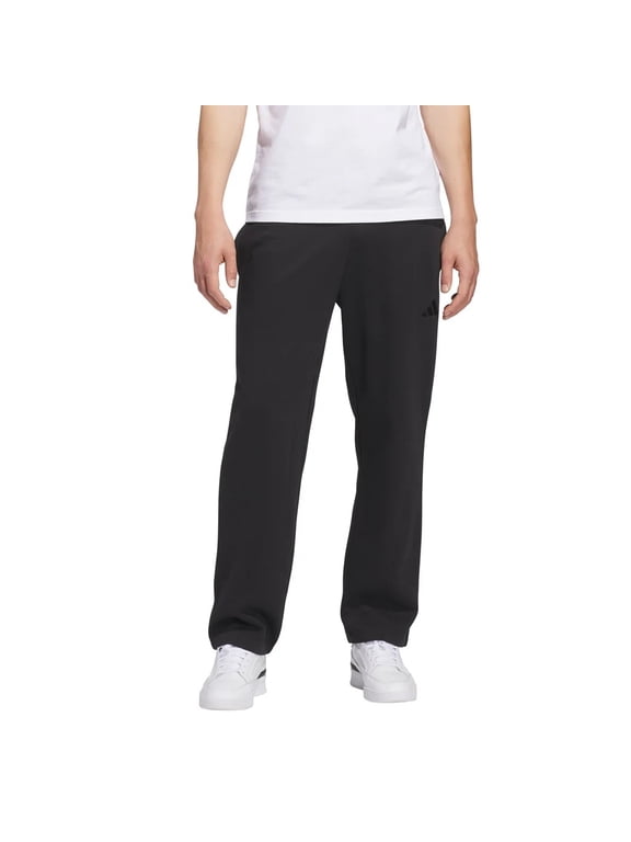 Men's Fleece Pant with Pockets (Medium, Black)