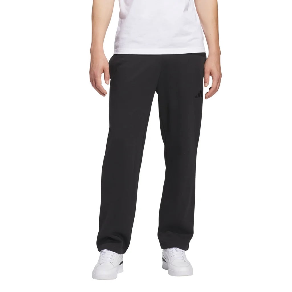 adidas Men's Fleece Pant with Pockets (US, Alpha, XX-Large, Regular, Regular, Black)