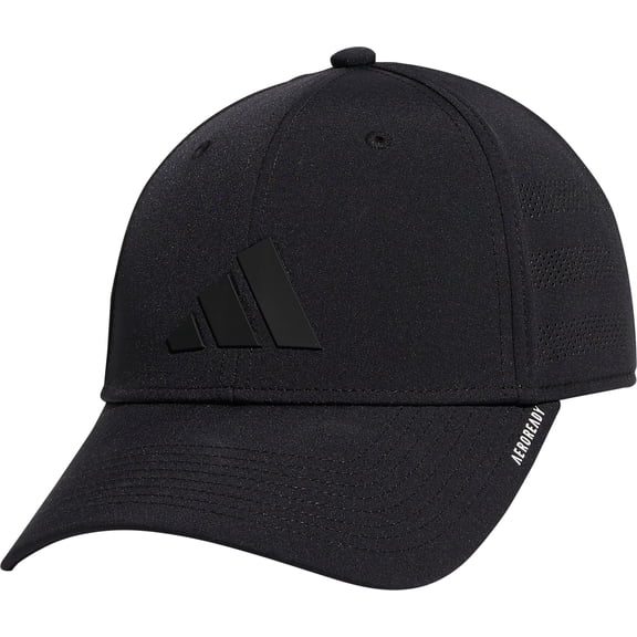 adidas Men's Gameday 4 Stretch Fit Hat (Black, L/XL)