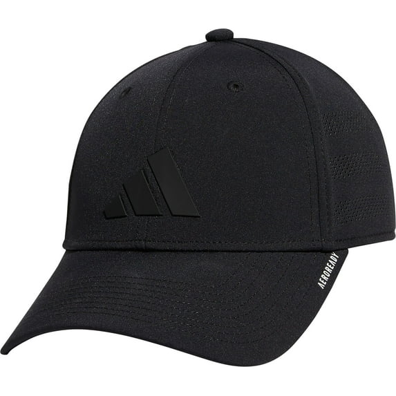 adidas Men's Gameday 4 Stretch Fit Hat (Black, S/M)