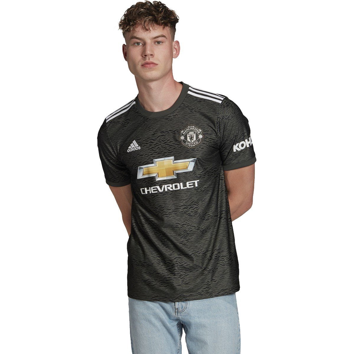 adidas Men's Manchester United 2020-21 Away Jersey (Medium) Legacy