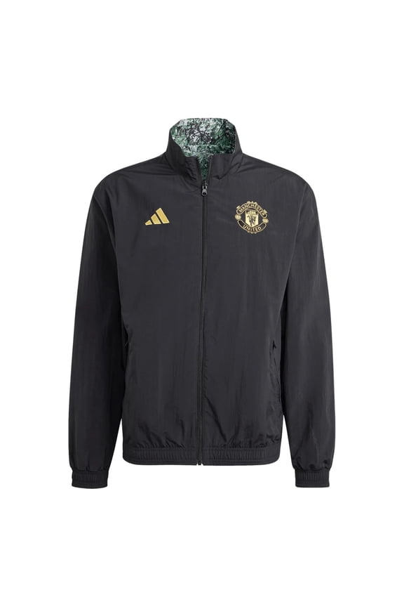 Men's Manchester United Stone Roses Anthem Jacket, Black/Multicolor, Small