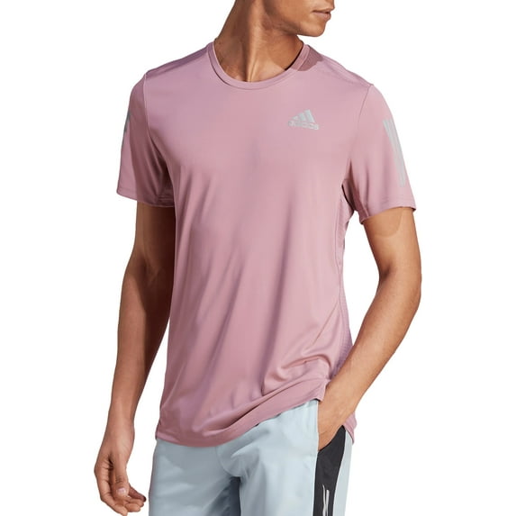 adidas Men's Own The Run T-Shirt (Wonder Orchid, XXL)
