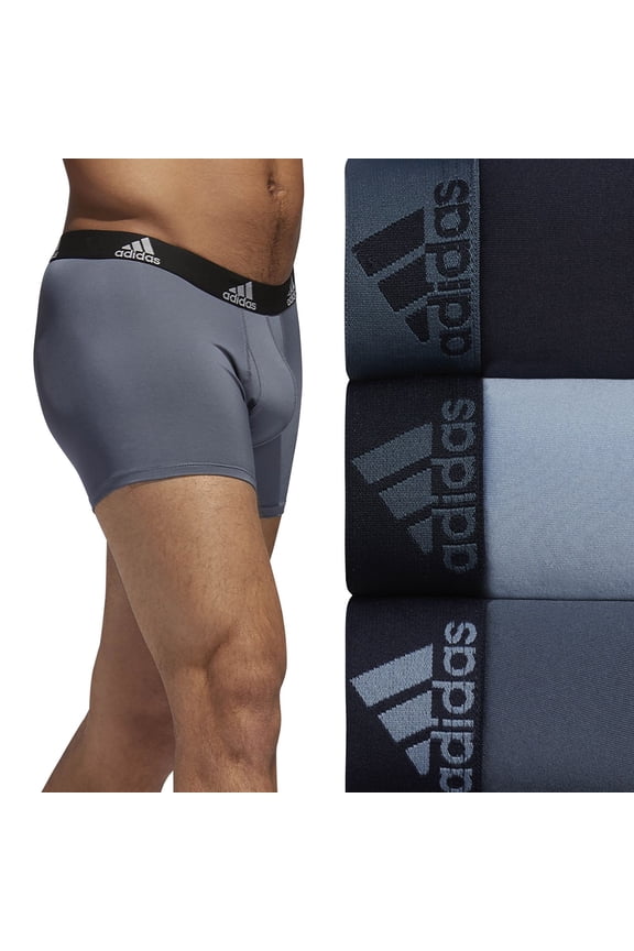 Men's Performance Trunk Underwear (3-Pack), Onix Grey/Black/Grey, XX-Large