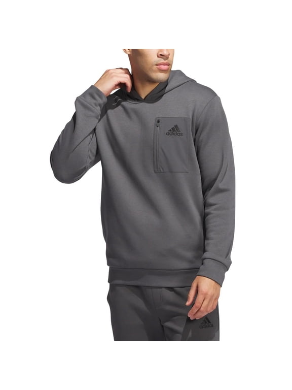 Mens Regular Fit Kangaroo Pockets Hoodie - Gray (Gresix), Small