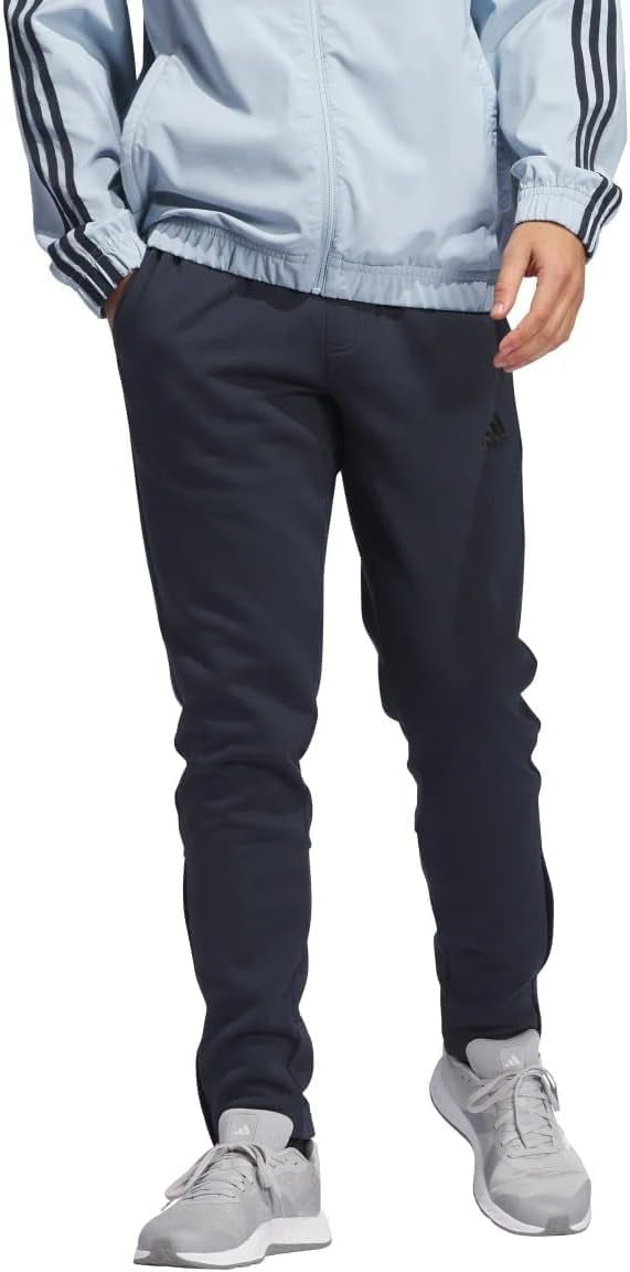 adidas Men�s Regular Fit Zippered Ankle Openings Jogger - Blue (Aurink), X-Large