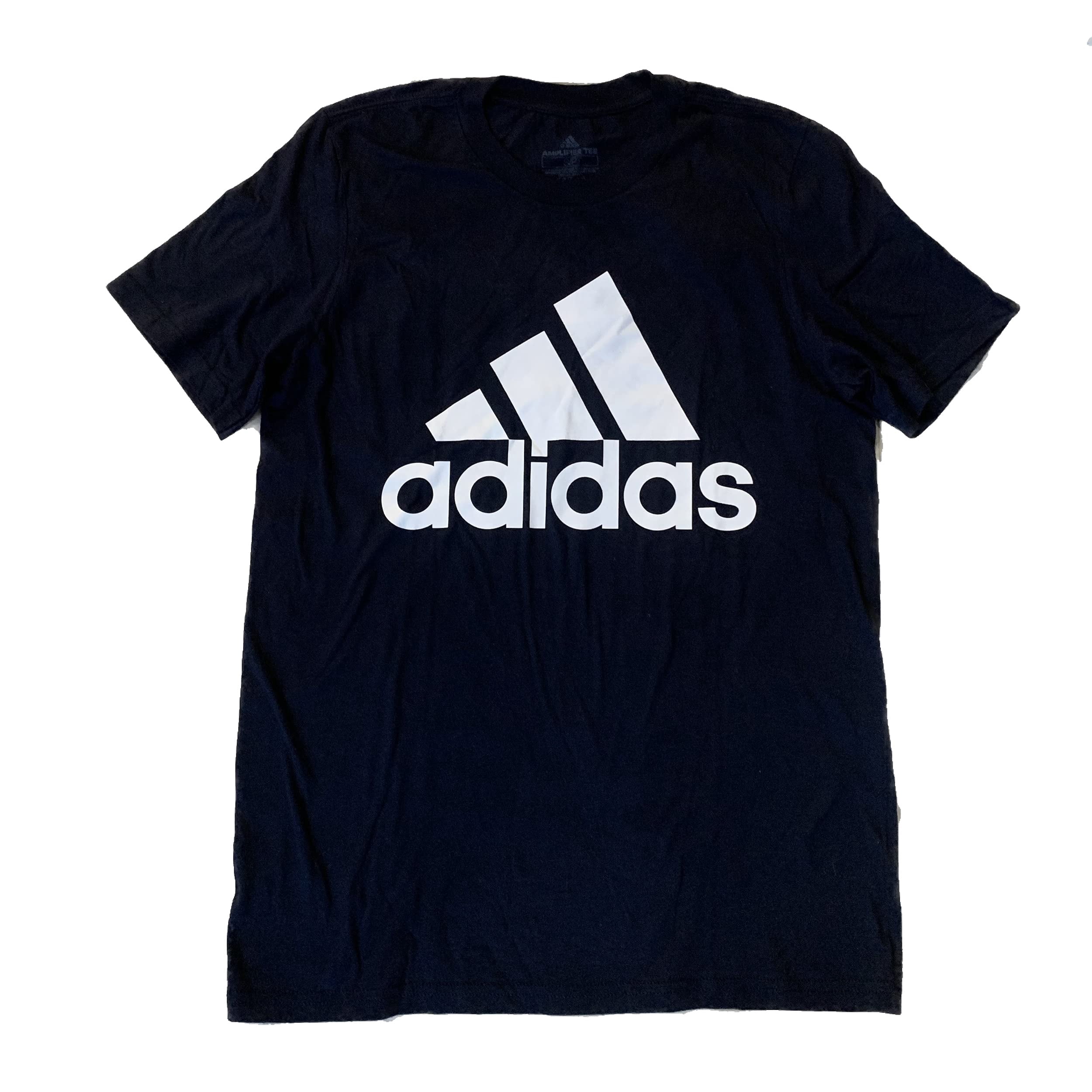 Adidas Men's Short Sleeve Badge of Sport T-Shirt (Legend Ink, Small)
