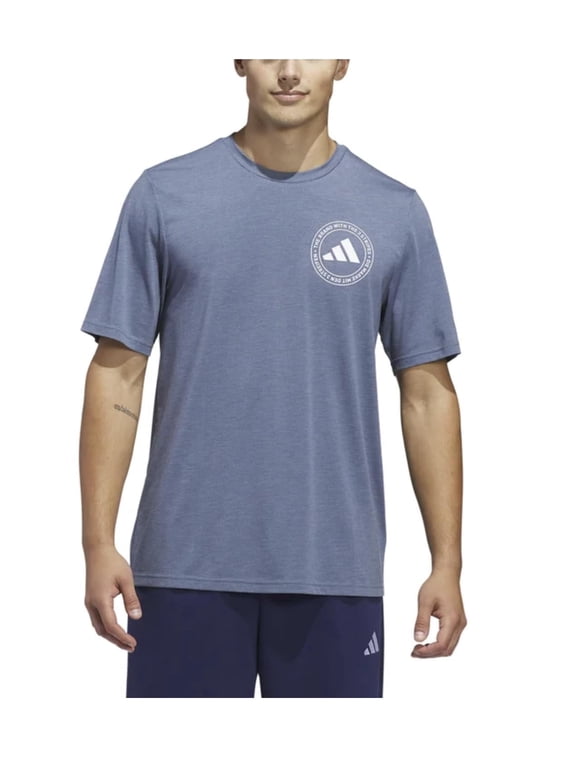 Men's Short Sleeve Graphic Tee Shirt (US, Alpha, XX-Large, Regular, Regular, Blue (PRLOIN))