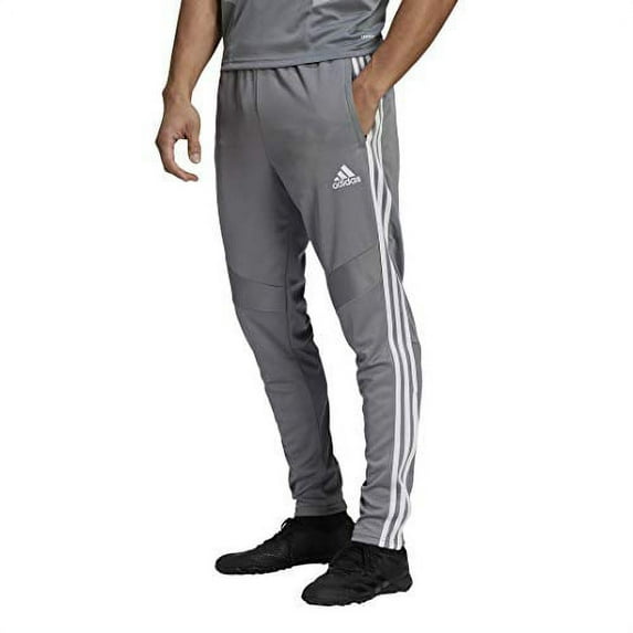 adidas Men's Size Tiro 19 Pants, Grey/White, 3X-Large/Tall