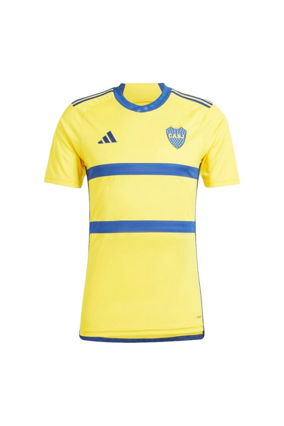 Men's Soccer Boca Juniors 23/24 Away Jersey - 100% Recycled Polyester, Xeneize on Back Collar (Small)