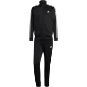 adidas Mens Essentials 3-Stripes Track Suit - Large Black/White
