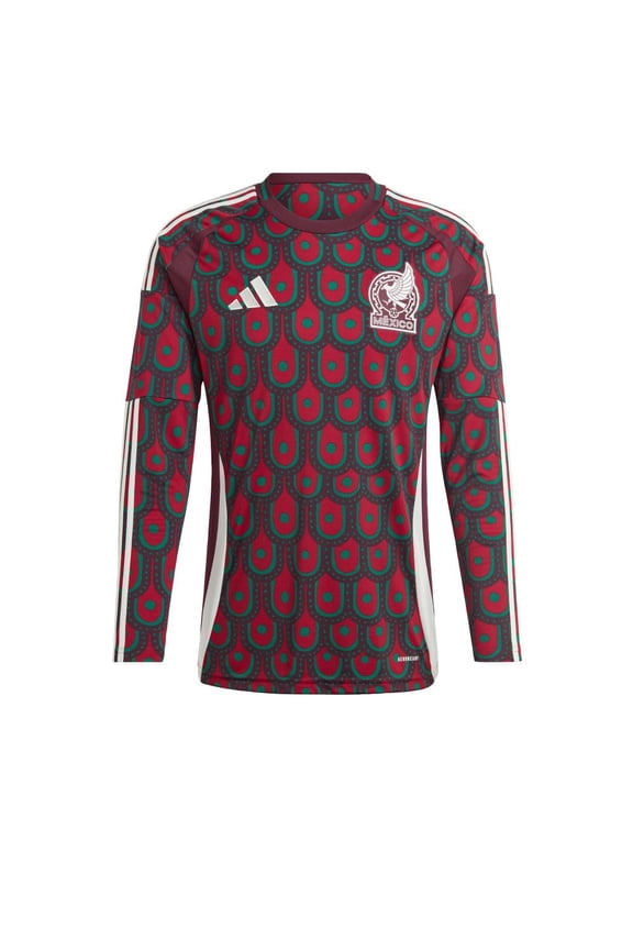 Men's Standard Mexico 2024 Home Long Sleeve Jersey, Multicolor