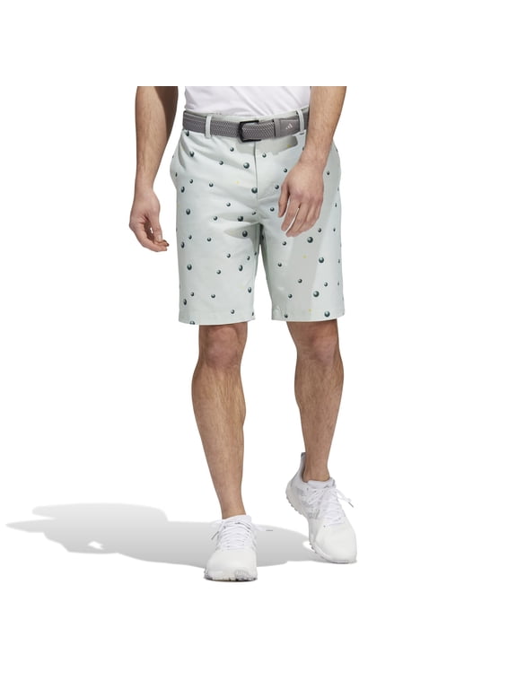 Men's Standard Ultimate365 Alloverprint 9 Inch Golf Shorts, Linen Green, 40