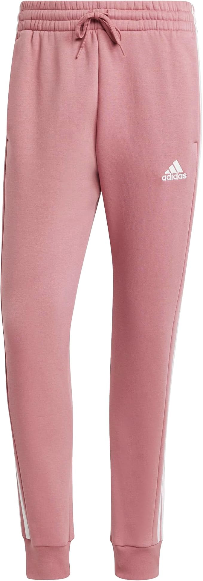 adidas Men's Tall Size Essentials 3-Stripes Fleece Tapered Cuff