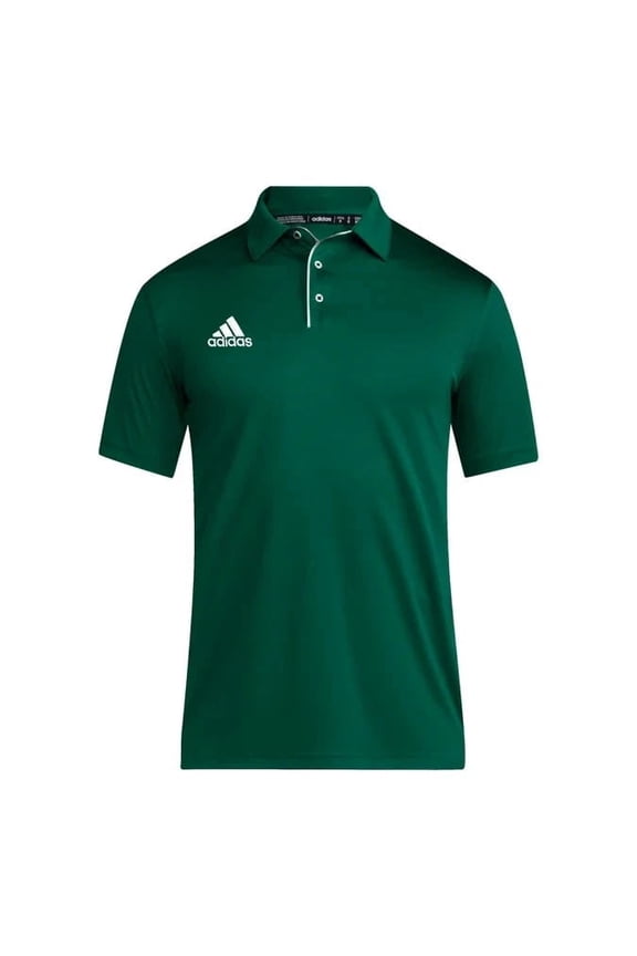 Men's Team Issue Dark Green Athletic Polo Shirt – XL