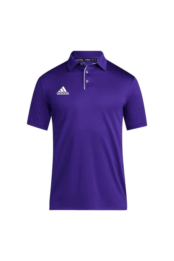 Men's Team Issue Purple Athletic Polo Shirt Small
