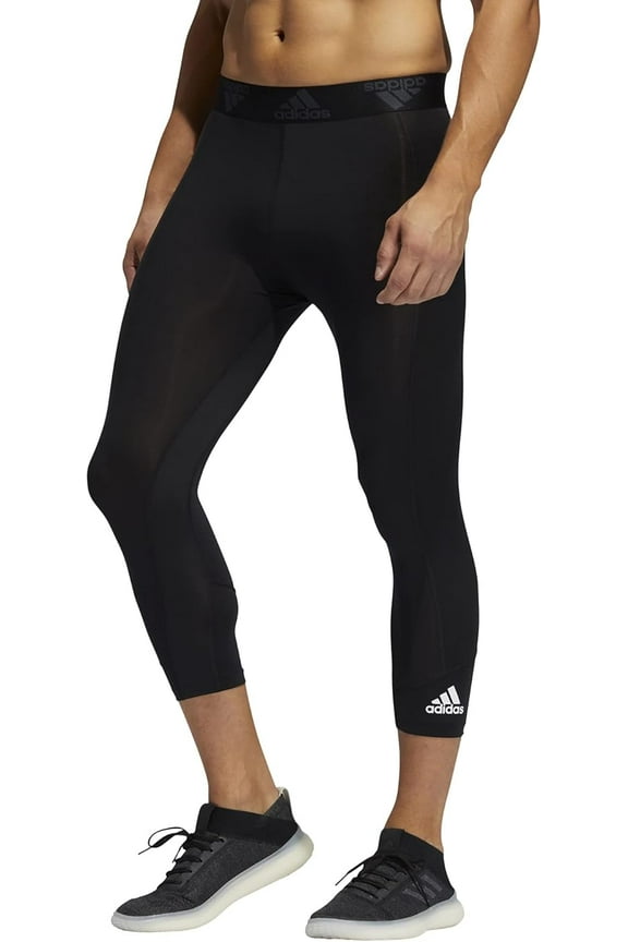 Men's Techfit 3/4 Tight Pant, Black, Large