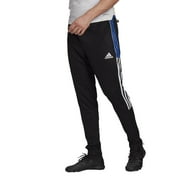 adidas Men's Tiro 21 Track Pants Black/Royal Blue XL