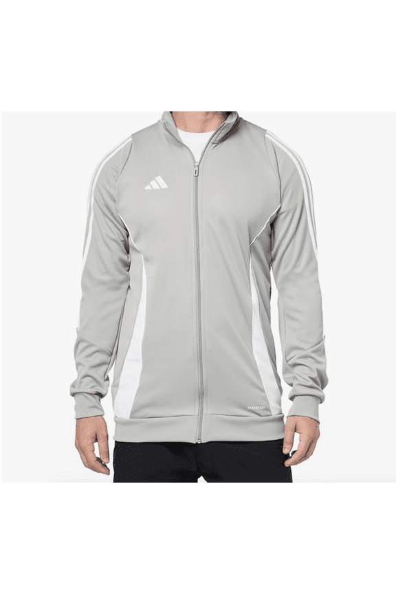 Men's Tiro 24 Training Jacket Team Grey/White Size Medium