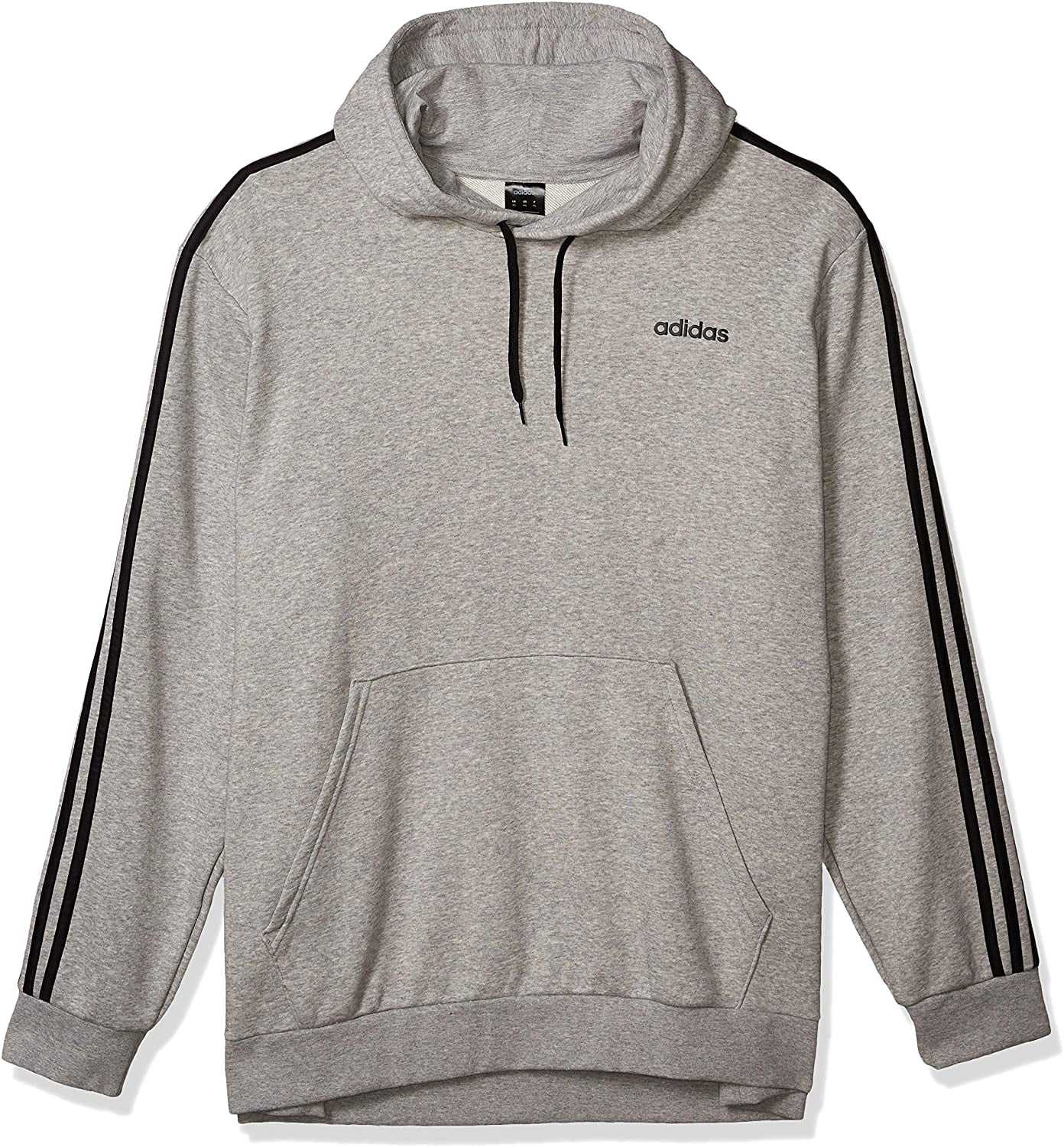 adidas Mens Essentials 3-Stripes Regular Fit Training Hooded Sweatshirt